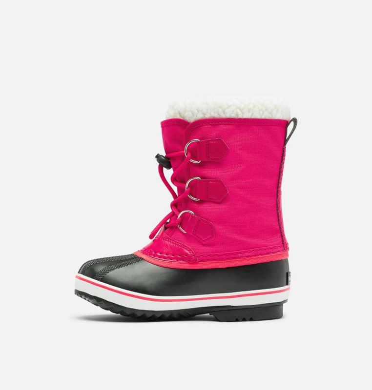 Botas Nieve Sorel Niños - Youth Yoot Pac™ Nylon Rosas/Negras - 86953-NAGH